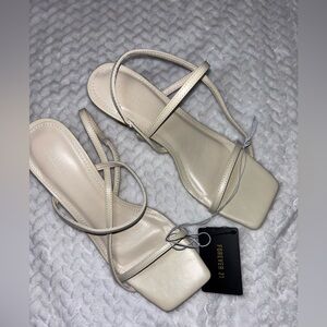 Forever 21 Cream Women's Sandals